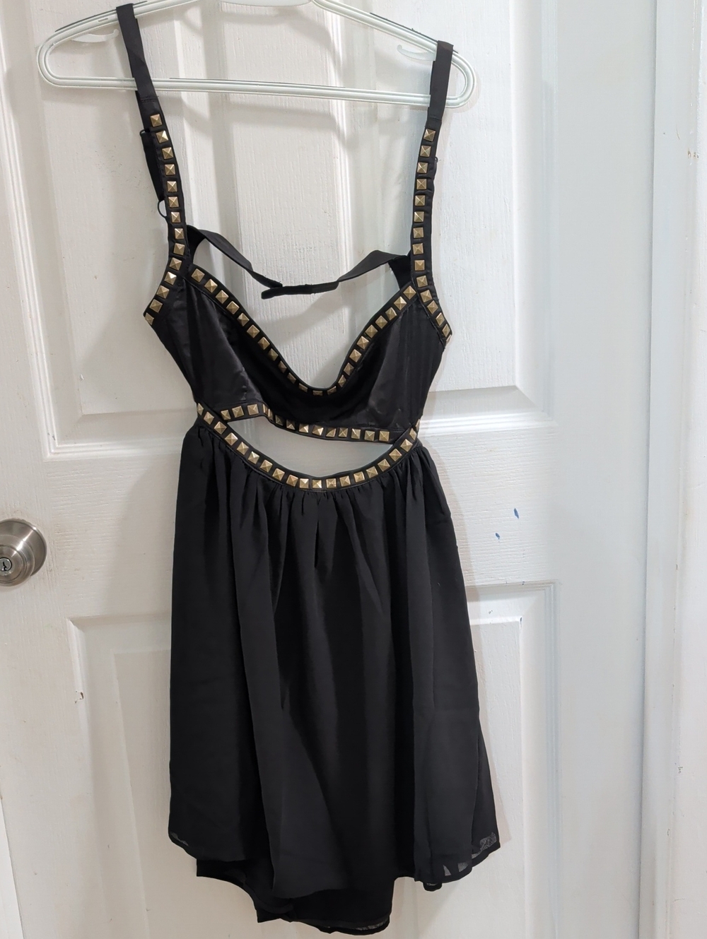 Studded Babydoll Dress
